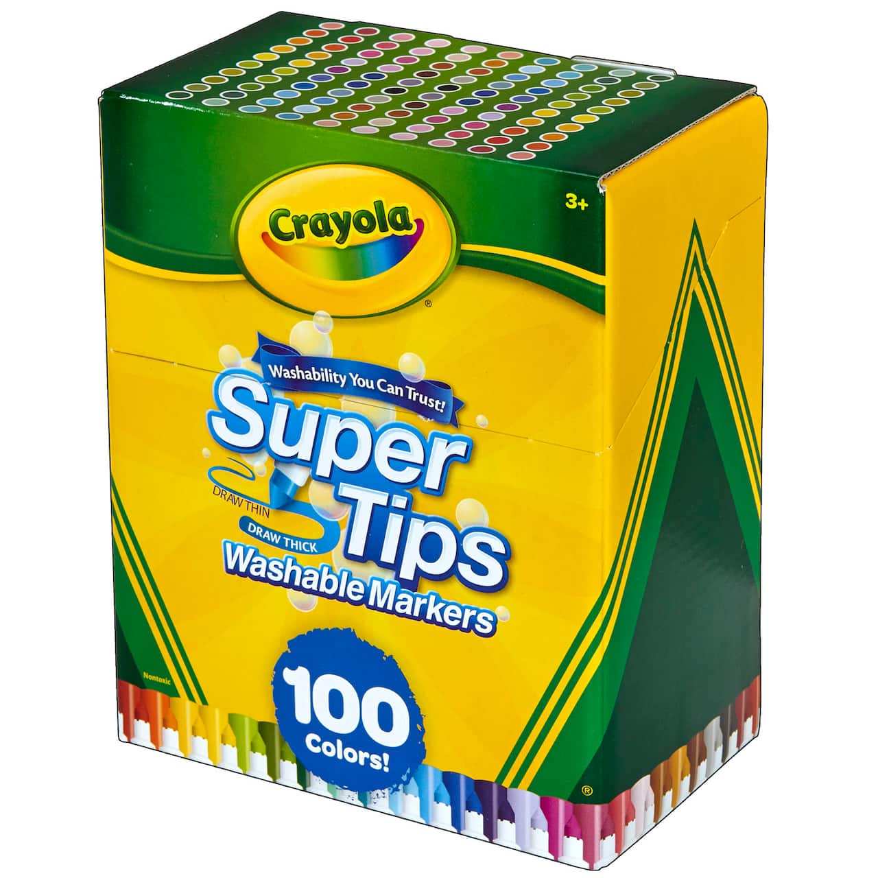 6 Packs: 100 ct. (600 total) Crayola® Washable Super Tips Markers
